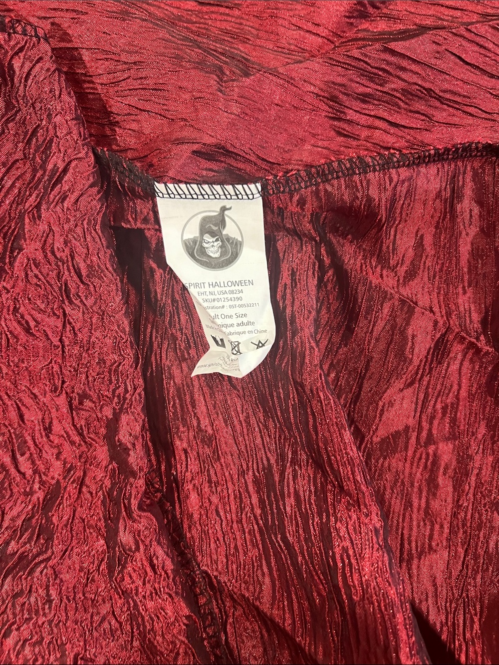 Spirit Women's Red Witch Cloak Robe